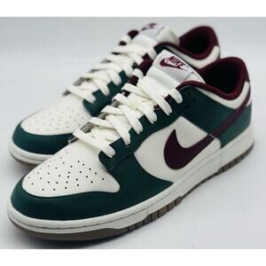 NEW Nike Dunk Low Retro White Team Red Gorge Green FB7160-161 Men’s Size Multi